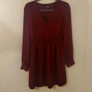 Express size medium maroon dress